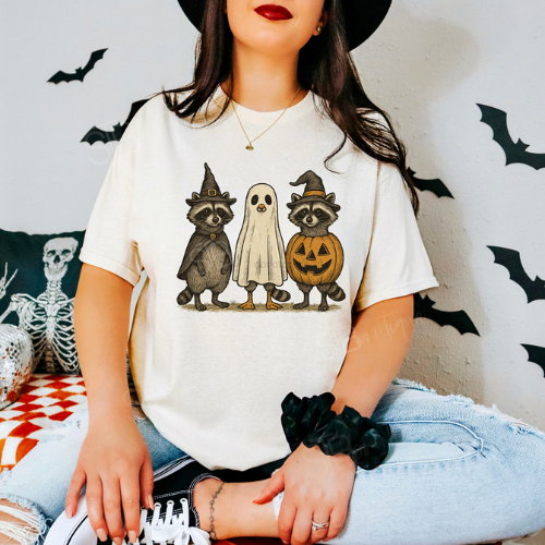 Halloween Raccoons Tee - Preorder