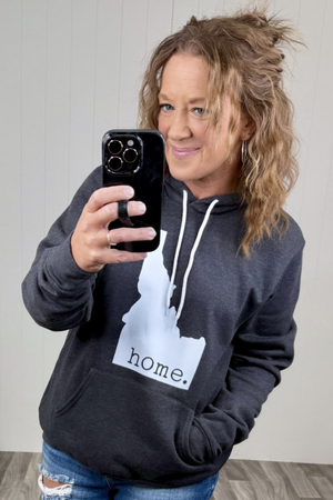Idahome Charcoal BC Hoodie (Unisex SM-2X) - STB Boutique