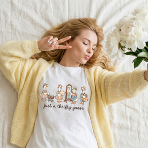 Just A Thrifty Goose Tee - Preorder - STB Boutique