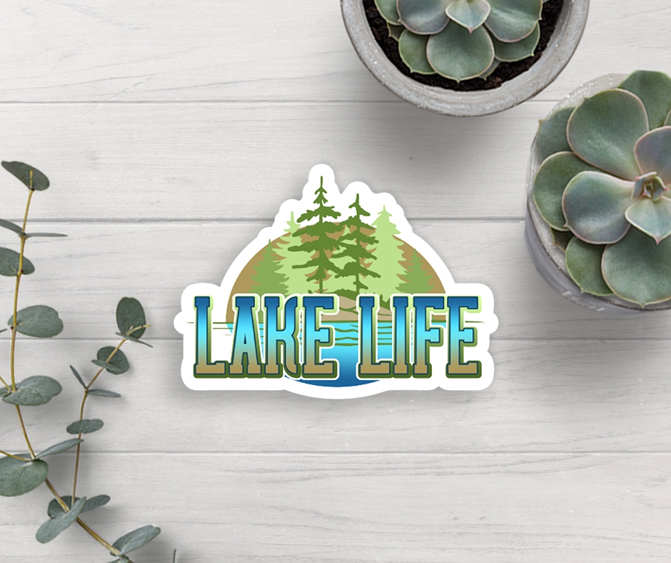 Lake Life Sticker