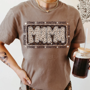 Leopard Mama Tee - Preorder