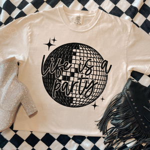 Life Is A Party Disco Ball Tee - Preorder