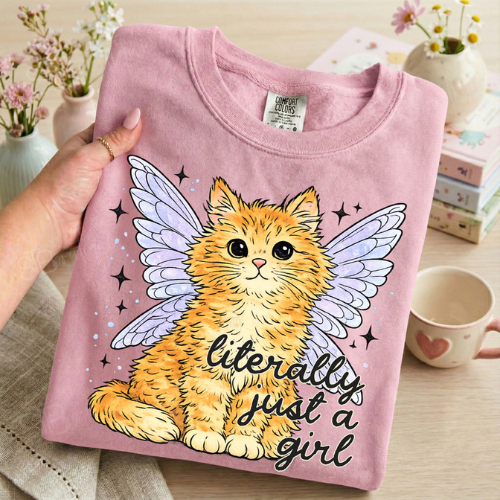 Literally Just A Girl Tee - Preorder - STB Boutique