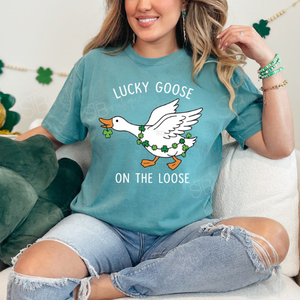 Lucky Goose On The Loose Tee - Preorder