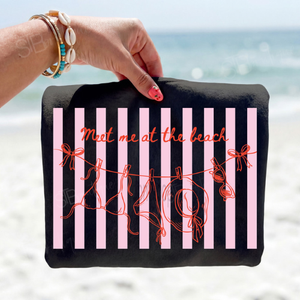 Meet Me At The Beach Stripes Tee - Preorder
