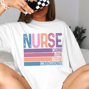Pastel Nurse List Tee - Preorder