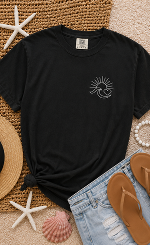 Ocean Has My Heart Comfort Colors Tee - 7 Colors