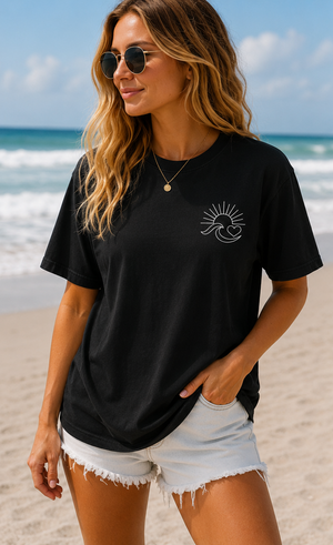 Ocean Has My Heart Comfort Colors Tee - 7 Colors