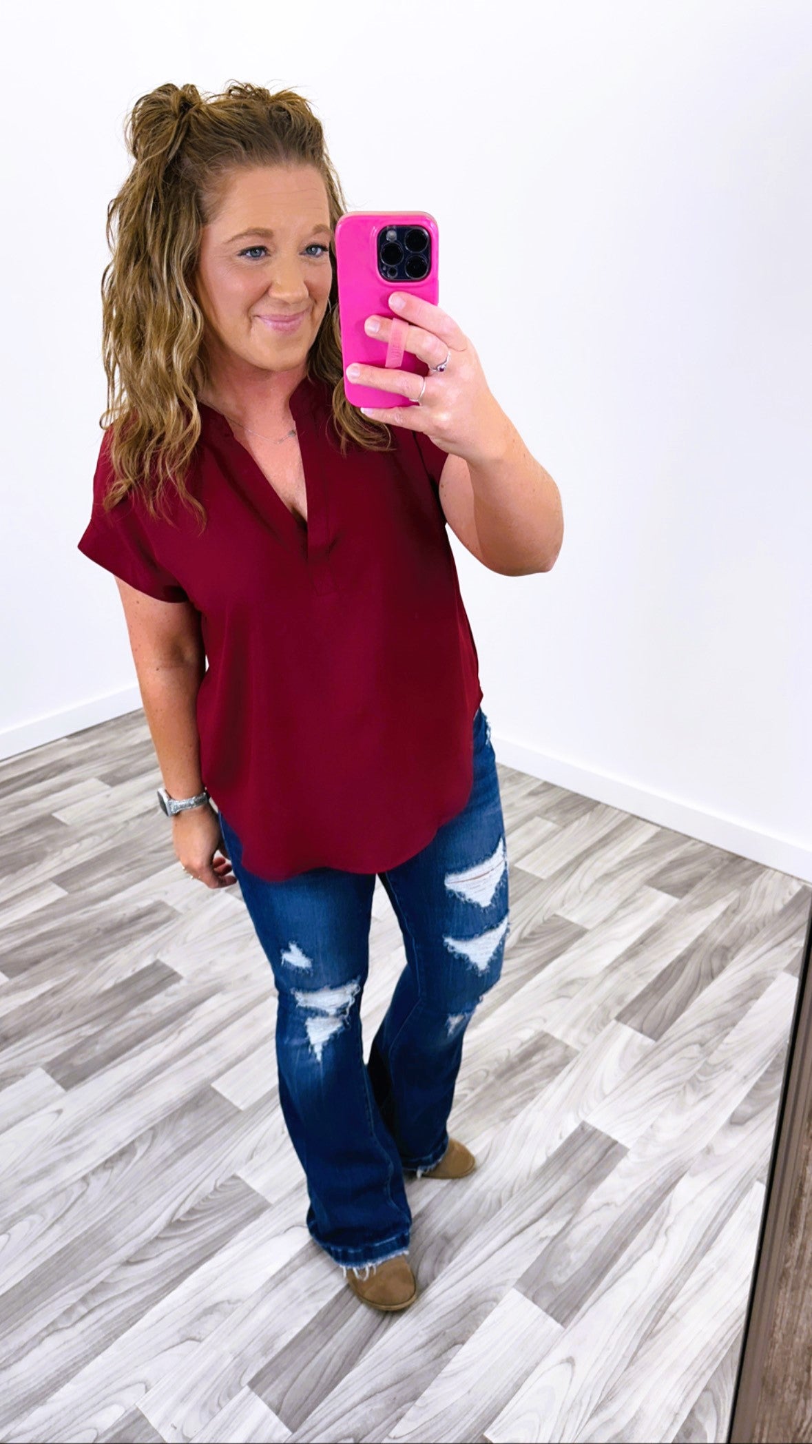 Burgundy Don't Forget Me Top (SM-3X)