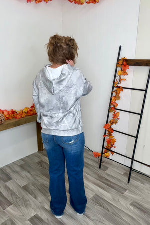 Gray Camo Lined Hoodie (SM-XL) - STB Boutique