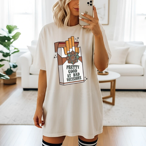 Pretty Good At Bad Decisions Western Tee - Preorder