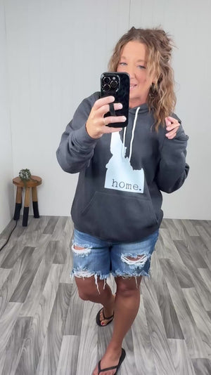 Idahome Charcoal BC Hoodie (Unisex SM-2X)