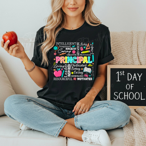 Principal Word Art Tee - Preorder