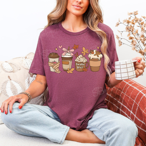 Fall Coffee Tee - Preorder