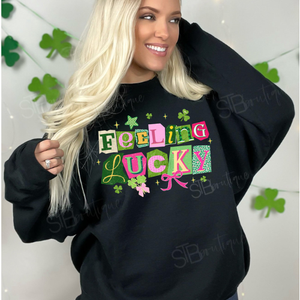 Retro Feeling Lucky Bow Crewneck Sweatshirt - Preorder