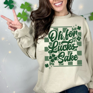 Retro Oh For Lucks Sake Crewneck Sweatshirt - Preorder