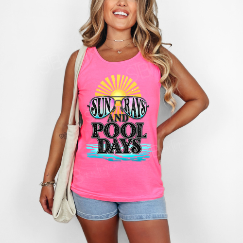 Sun Rays Pool Days Tank - Preorder