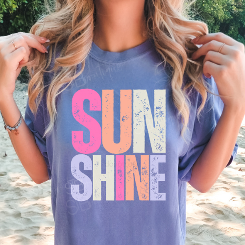 Distressed Sunshine Tee - Preorder