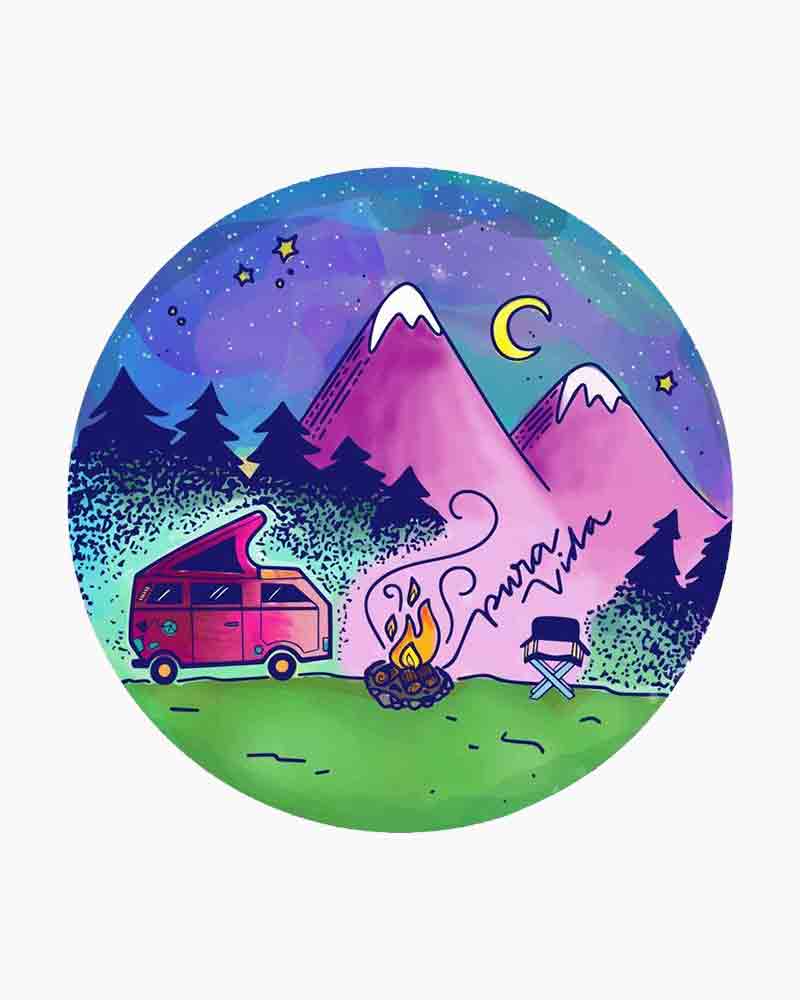 Under The Stars Pura Vida Sticker