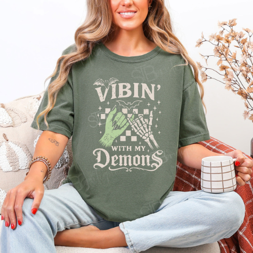 Vibin' With My Demons Tee - Preorder
