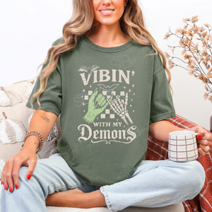 Vibin' With My Demons Tee - Preorder