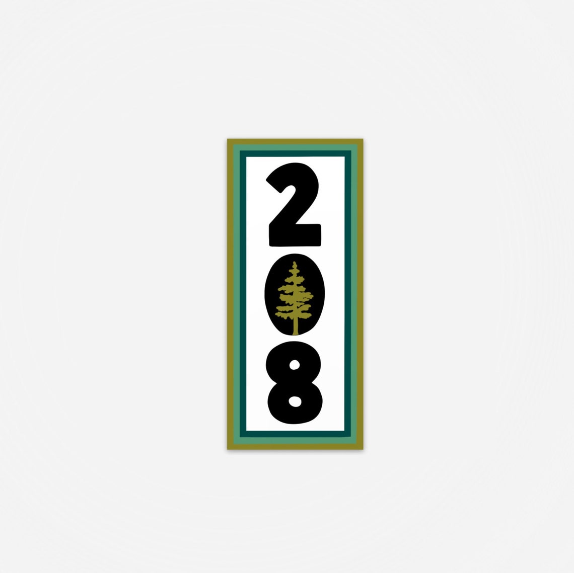 208 Tree Sticker