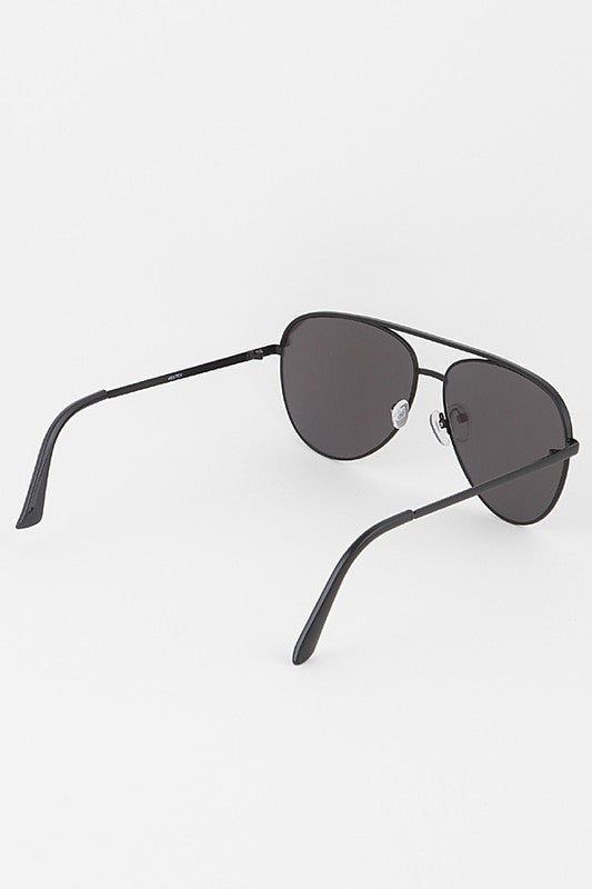 Oversized Flatline Aviator Sunglasses