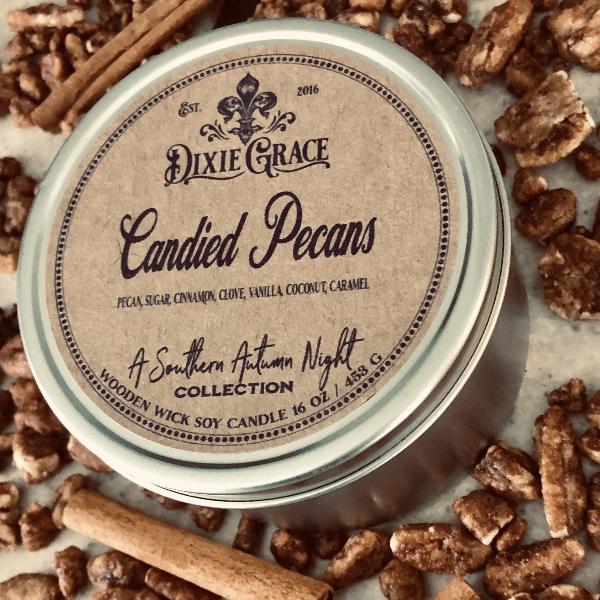 Candied Pecans Candle