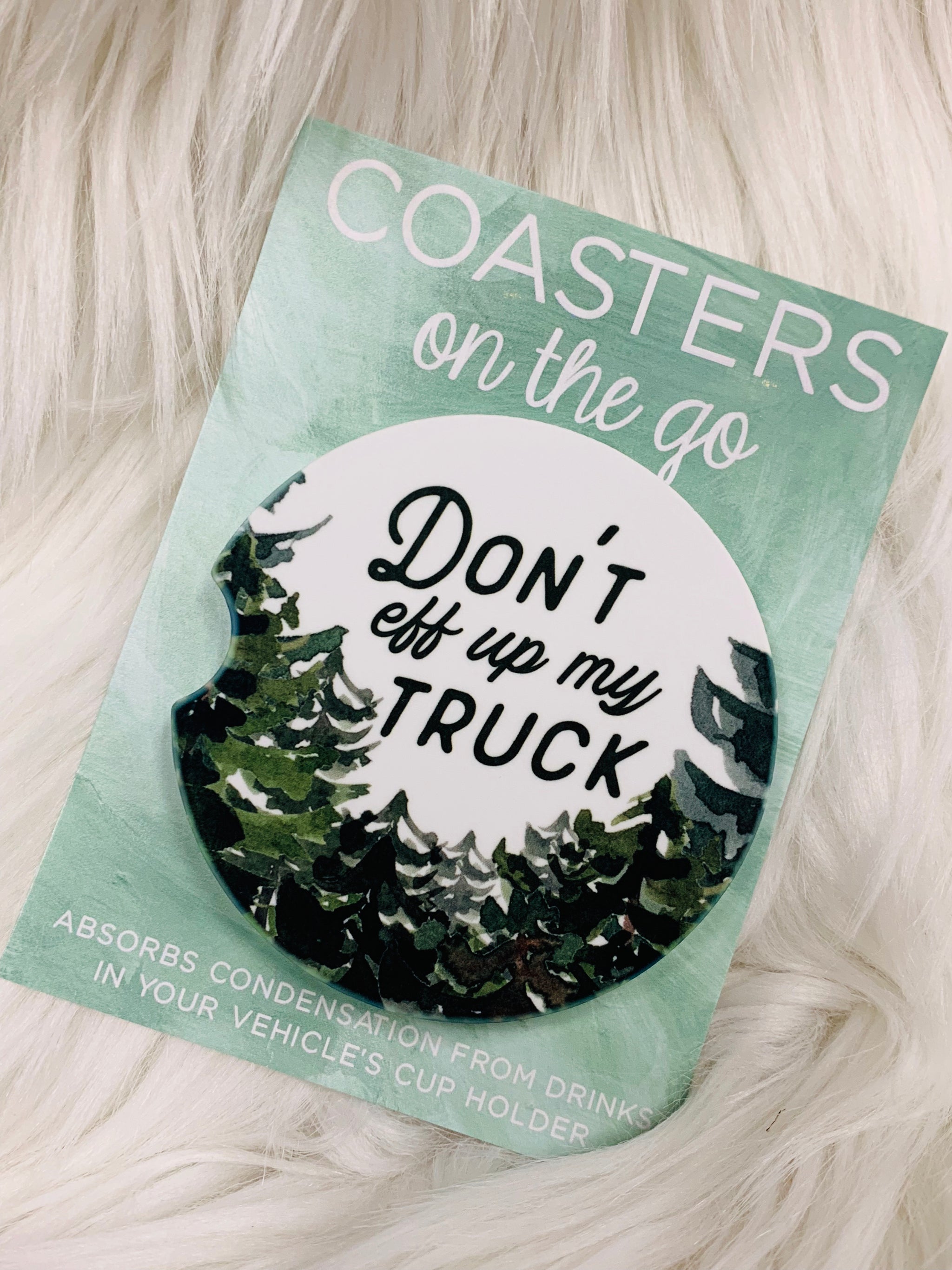 Don't Eff Up My Car Car Coasters On The Go - STB Boutique