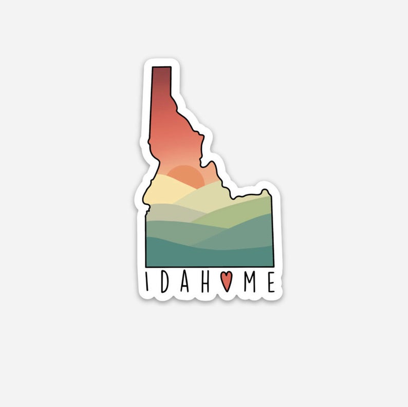 Mountain Idahome Sticker