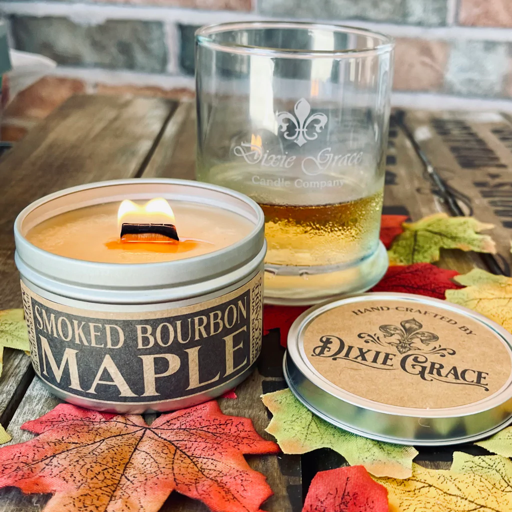 Smoked Bourbon Maple Candle